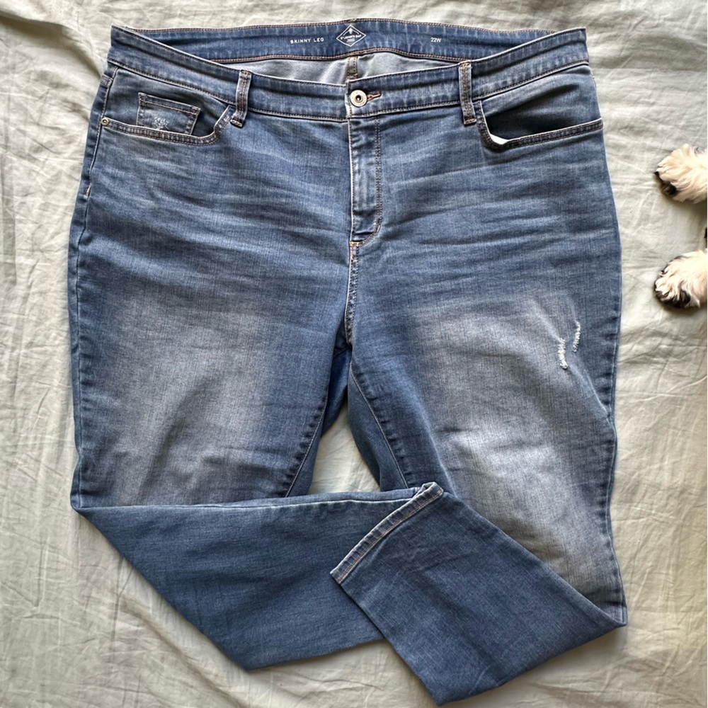 St. John’s Bay jeans size 22W skinny leg woman women